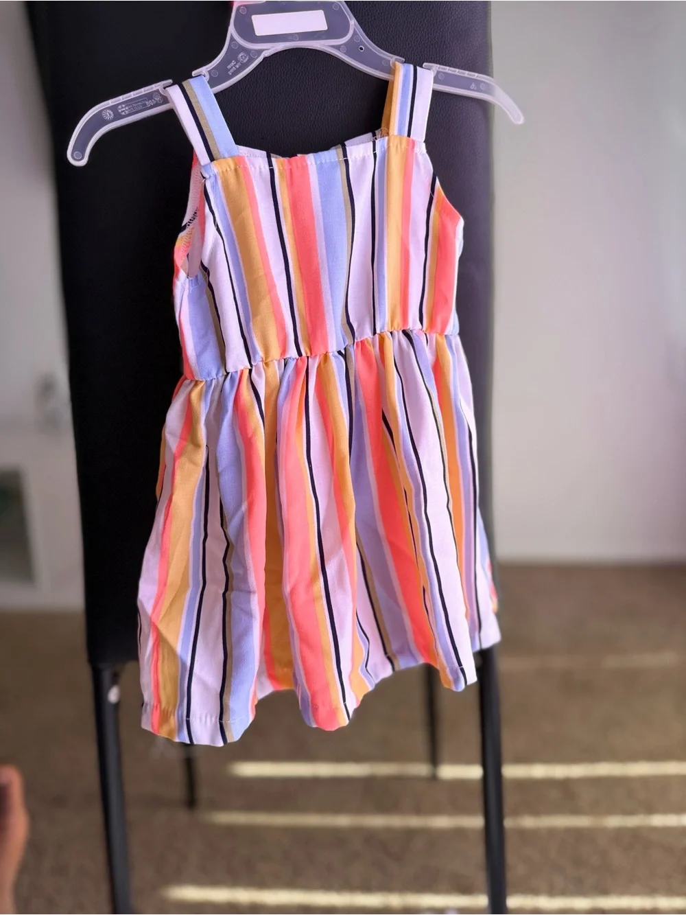 Carter's Multicolor Striped Sundress with Buttons